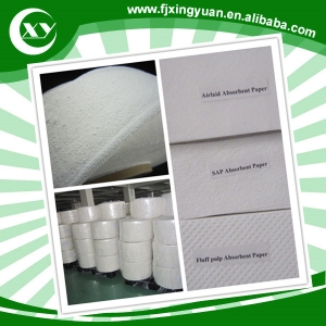 absorbent paper for sanitary napkins